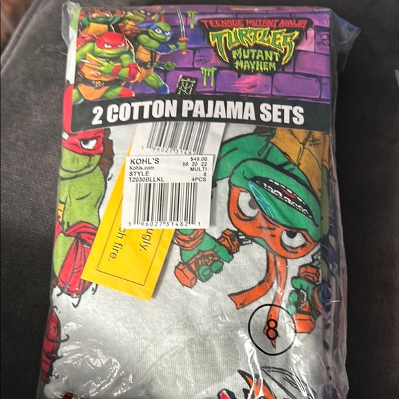Nickelodeon Other - Teenage Mutant Ninja Turtles Mutant Mayhem Multi-Color Kids Pajama Sets